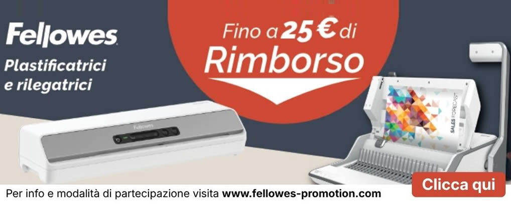 Fellowes plastificatrici e rilegatrici